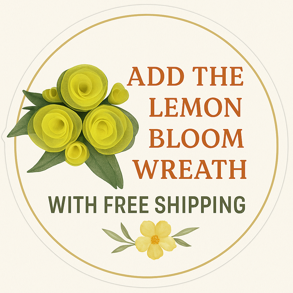 Petite Butterfly Bloom Wreathlet – 14” Summer Accent with Free Shipping
