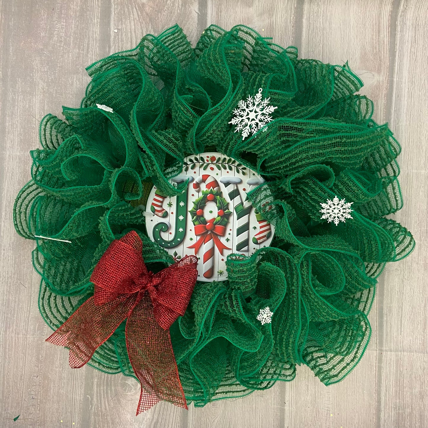 Joyful Tidings Christmas Wreath – 24”
