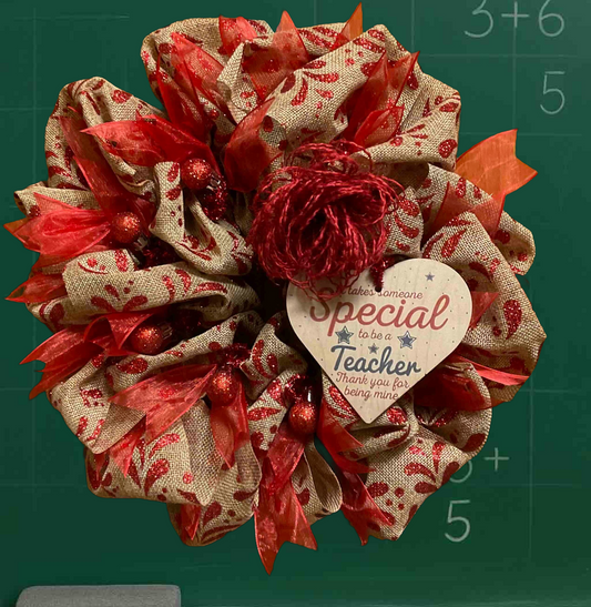“It Takes Someone Special” Wreathlet – Teacher Appreciation Gift
