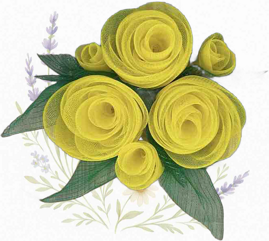 Lemon Bloom Wreath – 23” Summer Rose with Free Shipping