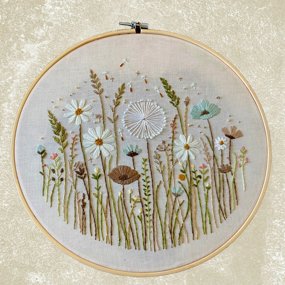 Embroidered Hoop Art