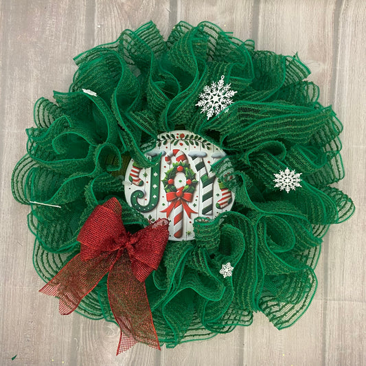 Joyful Tidings Christmas Wreath – 24”