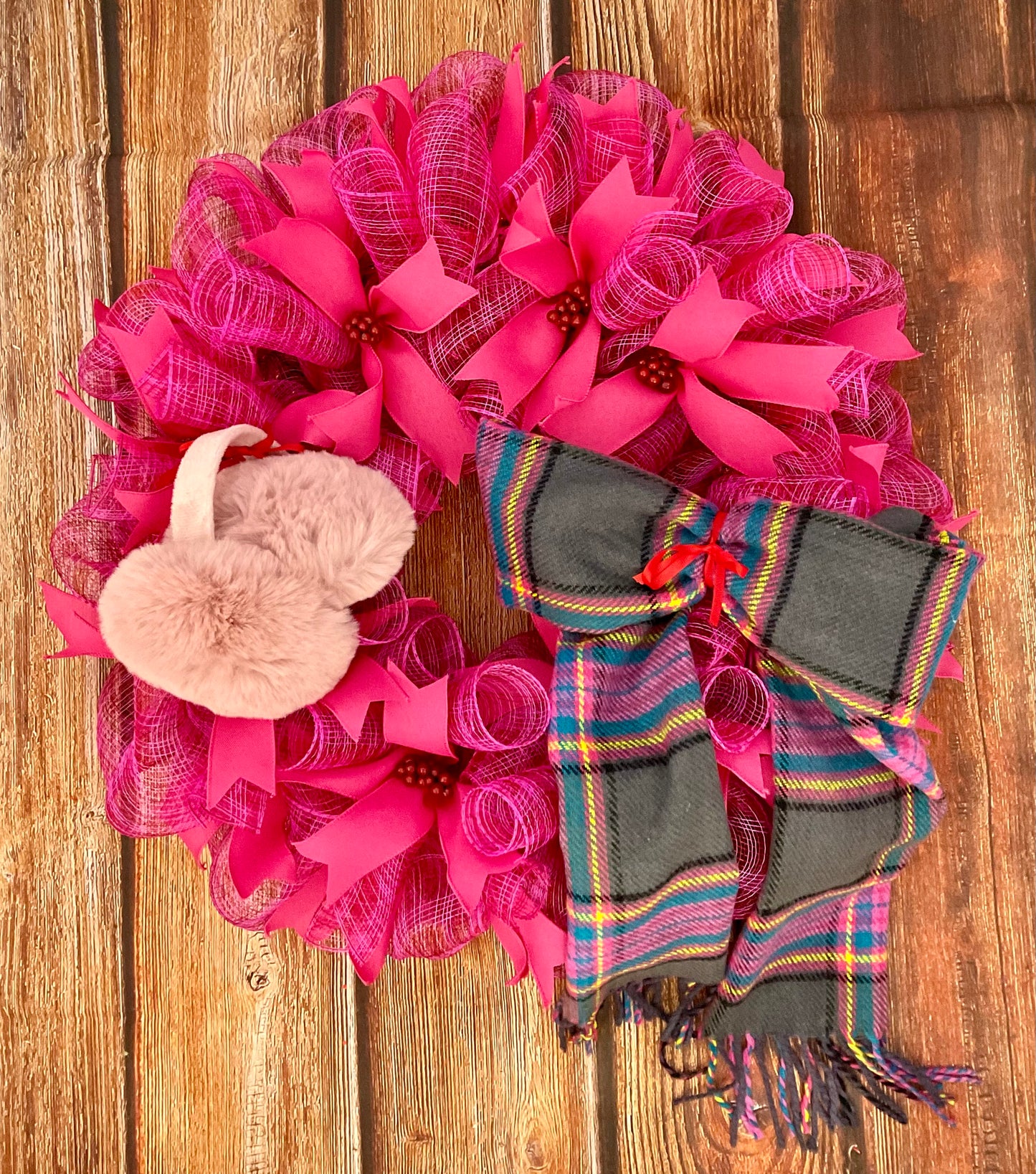 The Cozy Gift Wreath – Winter Pink Edition